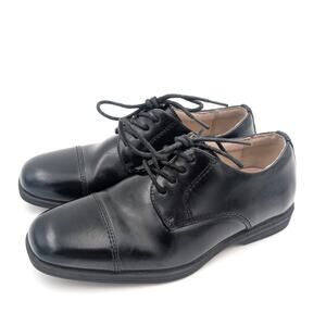Florsheim Kids Reveal Cap Toe Oxford Dress Shoes 16599-001 Black Size US2M EU17